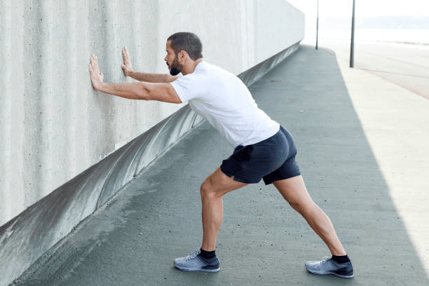 Calf Stretch Against the Wall