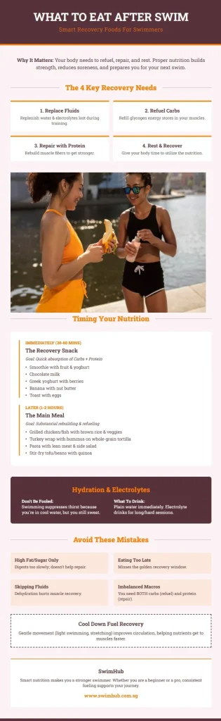 what to eat after swim